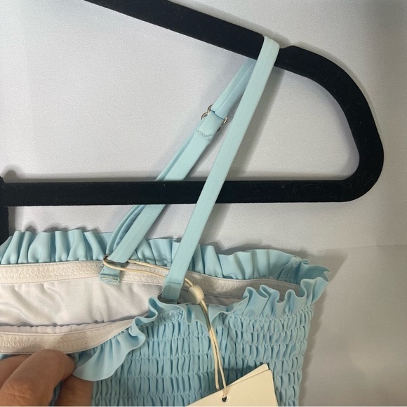 Yvette Ladies 2 piece bathing suit Small Light blue - Picture 7 of 7